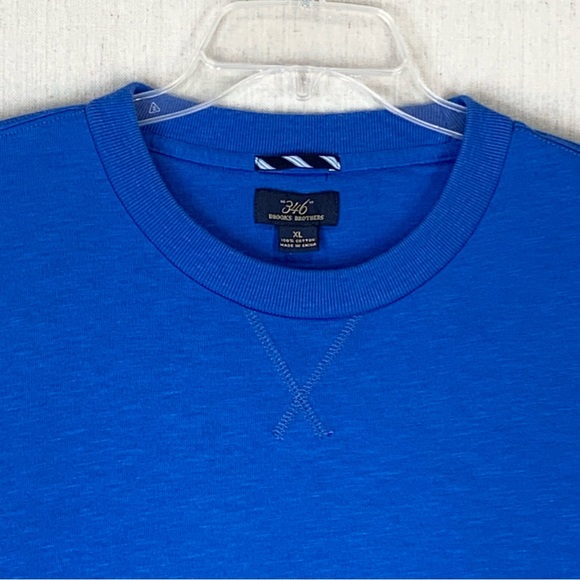 Brooks Brothers 346~Men's 100% Cotton Long Sleeve Crewneck Pullover Shirt~Sz XL - Picture 4 of 13